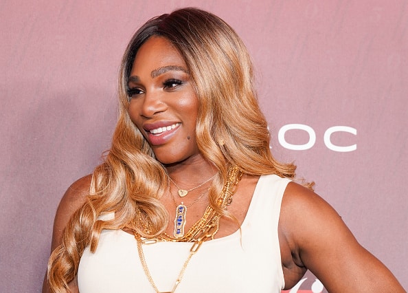 Serena Williams attends Sports Illustrated Fashionable 50 at The Sunset Room on July 18, 2019 in Los Angeles, California. (Photo by Rachel Luna/WireImage)