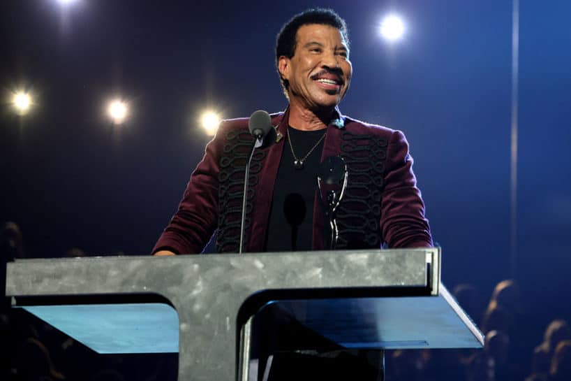 Inductee Lionel Richie speaks onstage during the 37th Annual Rock & Roll Hall of Fame Induction Ceremony at Microsoft Theater on November 05, 2022 in Los Angeles, California. (Photo by Theo Wargo/Getty Images for The Rock and Roll Hall of Fame)