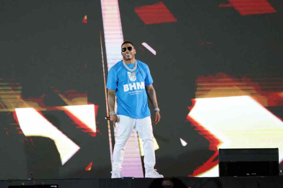 BIRMINGHAM, ALABAMA - JULY 07: Nelly performs onstage for The Music of the World Games 2022 on July 07, 2022 in Birmingham, Alabama.
