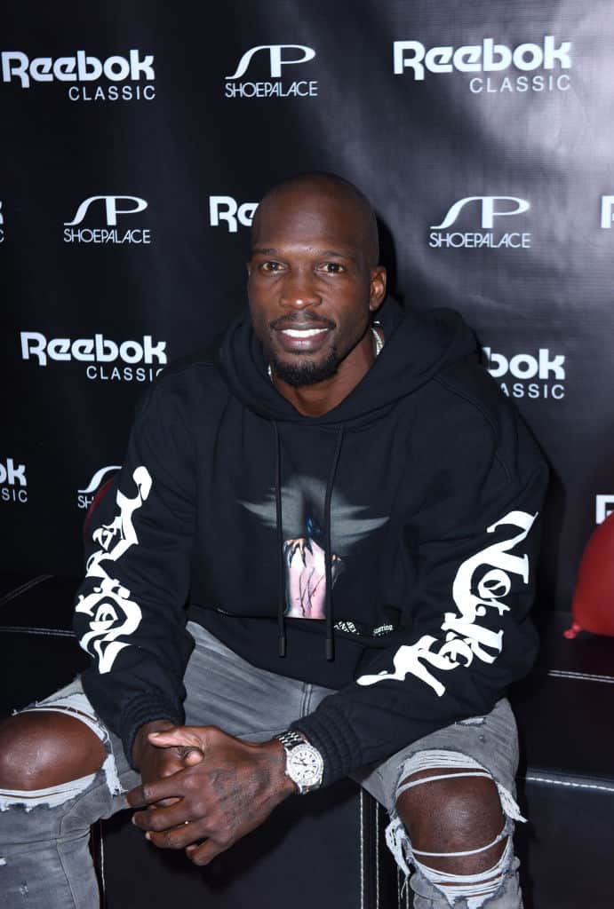 LOS ANGELES, CA - SEPTEMBER 30: Chad Johnson attends Reebok Classic x Amber Rose Launch Event at Shoe Palace on September 30, 2017 in Los Angeles, California
