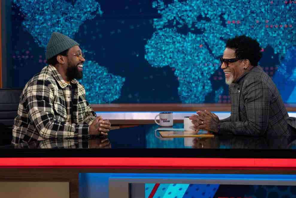 PJ Morton performs on DL Hughley on Comedy Central’s The Daily Show