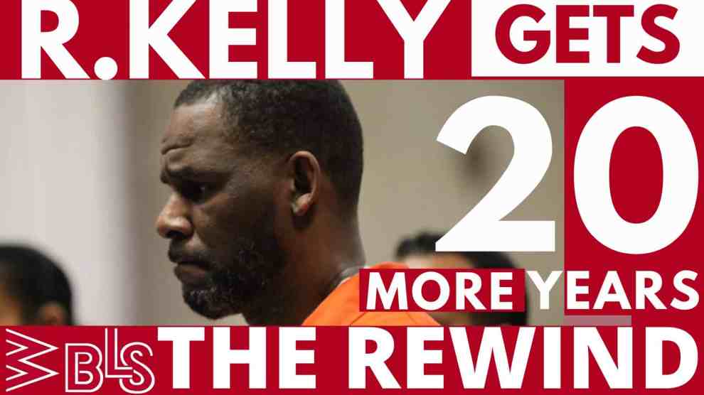 R Kelly in a court room