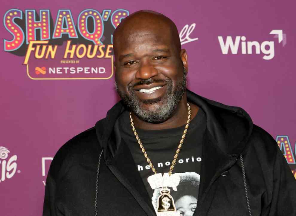 SCOTTSDALE, ARIZONA - FEBRUARY 10: Shaquille O'Neal attends Shaq's Fun House Big Game Weekend at Talking Stick Resort on February 10, 2023 in Scottsdale, Arizona.
