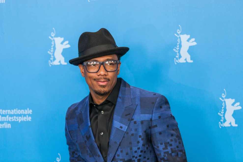 Nick Cannon wearing Blue