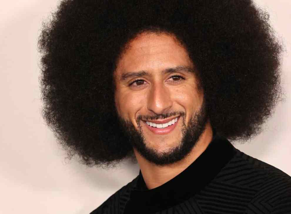 LOS ANGELES, CALIFORNIA - OCTOBER 28: Colin Kaepernick arrives at the Los Angeles premiere of Netflix's "Colin In Black And White" at Academy Museum of Motion Pictures on October 28, 2021 in Los Angeles, California.