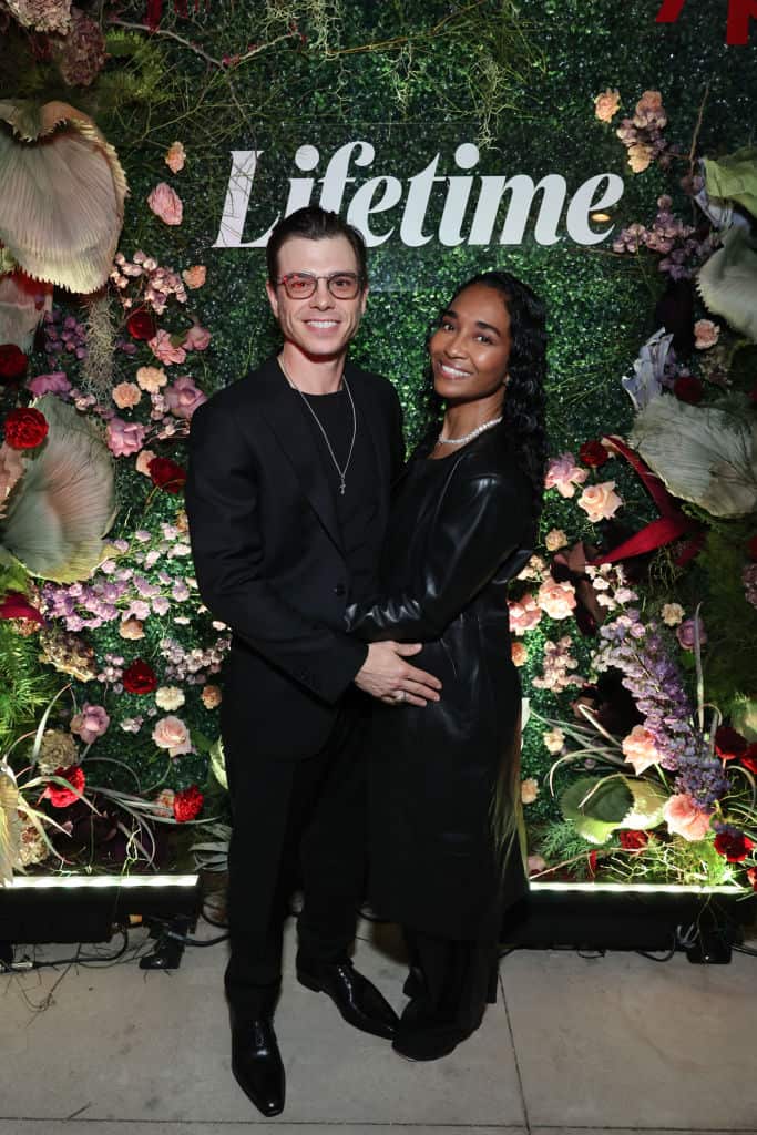LOS ANGELES, CALIFORNIA - MARCH 09: Matthew Lawrence (L) and Chilli Thomas attend as Lifetime Celebrates Black Excellence with their Female Creatives and Talent at the +Play Partner House on March 09, 2023 in Los Angeles, California.
