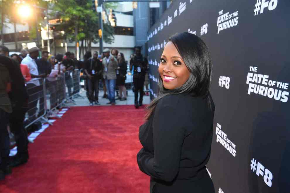 ATLANTA, GA - APRIL 04: Keshia Knight Pulliam attends "The Fate Of The Furious" Atlanta red carpet screening at SCADshow on April 4, 2017 in Atlanta, Georgia.