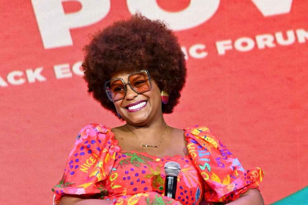 NEW ORLEANS, LOUISIANA - JULY 02: Tabitha Brown speaks onstage during the 2022 Essence Festival of Culture at the Ernest N. Morial Convention Center on July 2, 2022 in New Orleans, Louisiana.