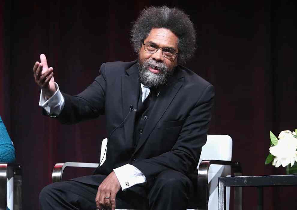 BEVERLY HILLS, CA - JULY 29: Philosopher Dr. Cornel West speaks onstage during the 'Black America Since MLK: And Still I Rise' panel discussion at the PBS portion of the 2016 Television Critics Association Summer Tour at The Beverly Hilton Hotel on July 29, 2016 in Beverly Hills, California.