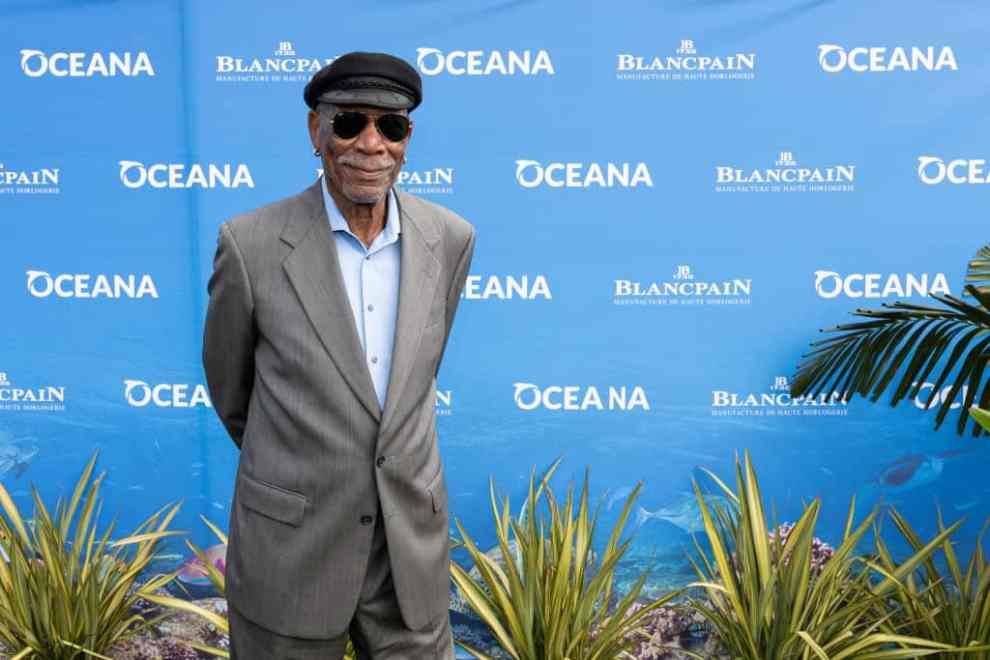 DANA POINT, CALIFORNIA - JULY 22: Morgan Freeman attends Oceana's 16th Annual SeaChange Summer Party at Waldorf Astoria Monarch Beach Resort and Club on July 22, 2023 in Dana Point, California.