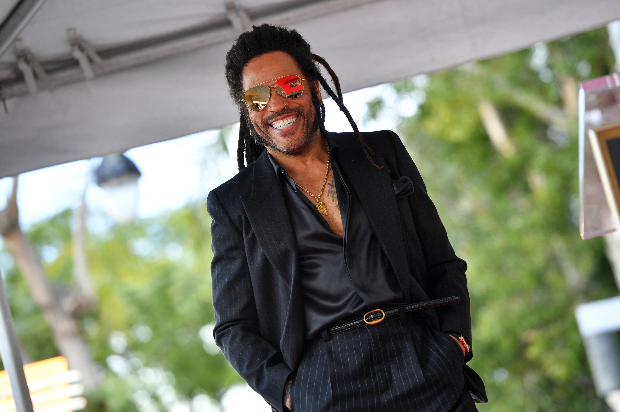Lenny Kravitz: Fan Pulls Out Dreadlocks During Concert