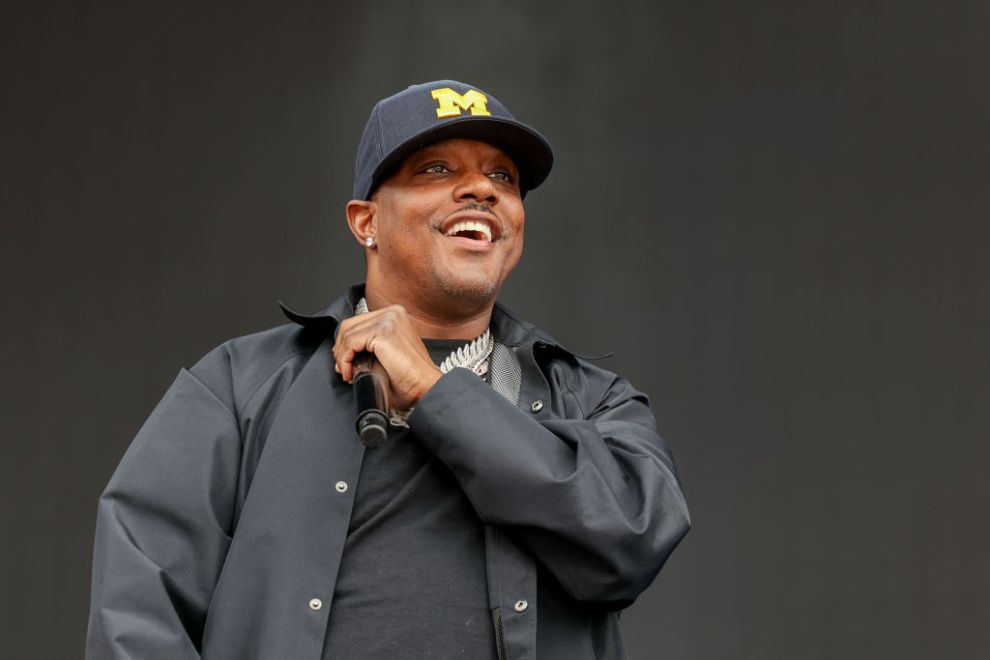 AUCKLAND, NEW ZEALAND - JANUARY 06: Ma$e performs at JuicyFest at North Harbour Stadium on January 06, 2024 in Auckland, New Zealand.