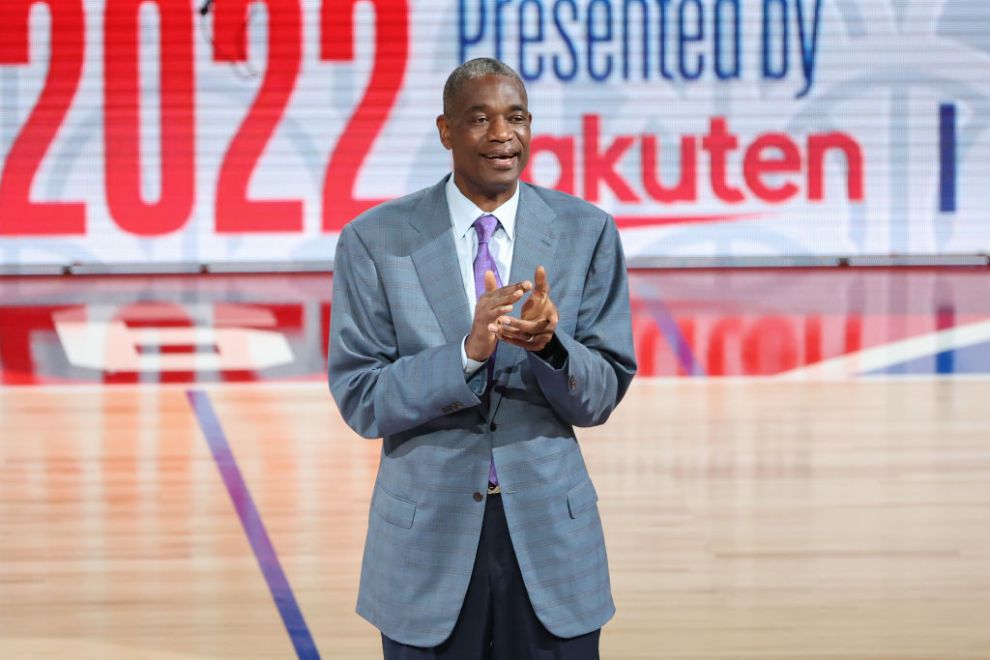 SAITAMA, JAPAN - OCTOBER 02: Former NBA Player, Dikembe Mutombo attends the Washington Wizards v Golden State Warriors - NBA Japan Games at Saitama Super Arena on October 02, 2022 in Saitama, Japan. NOTE TO USER: User expressly acknowledges and agrees that, by downloading and or using this Photograph, user is consenting to the terms and conditions of the Getty Images License Agreement.