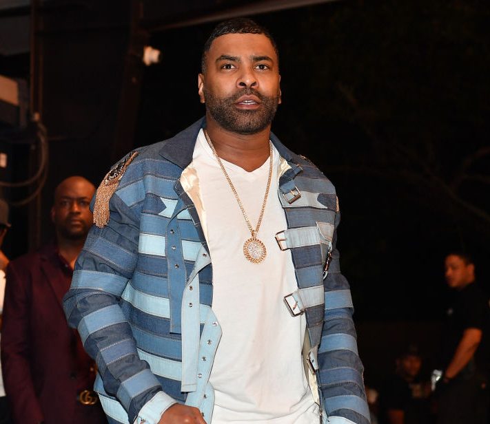 JONESBORO, GEORGIA - JULY 20: Singer Ginuwine performs onstage during The Little Red Dress party at Nouveau Bar & Grill on July 20, 2023 in Jonesboro, Georgia.