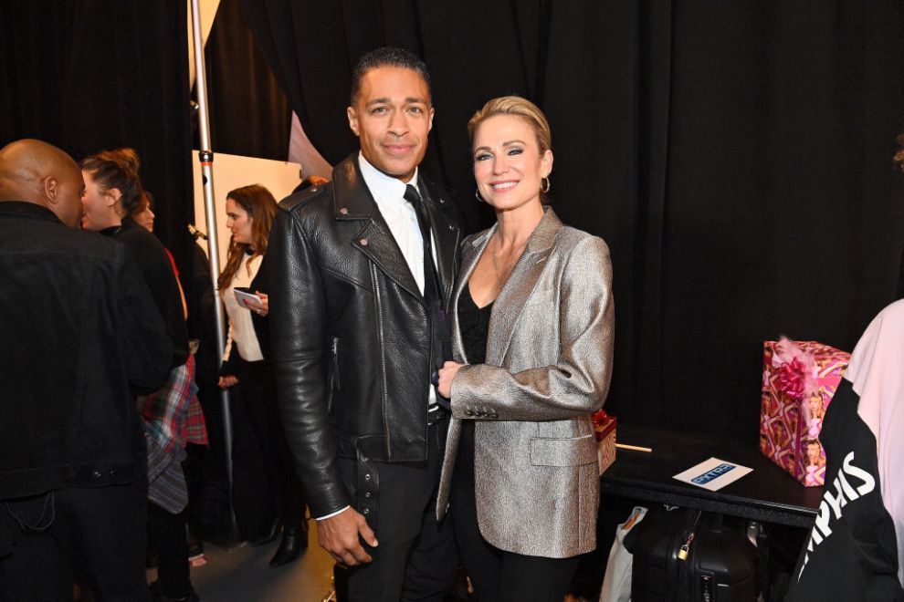 NEW YORK, NEW YORK - DECEMBER 08: (L-R) T.J. Holmes and Amy Robach attend iHeartRadio z100's Jingle Ball 2023 Presented By Capital One at Madison Square Garden on December 08, 2023 in New York City.