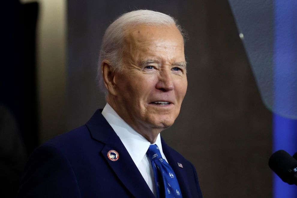 WASHINGTON, DC - DECEMBER 16: U.S. President Joe Biden speaks at the Department of Labor on December 16, 2024 in Washington, DC. Biden signed a proclamation to establish the Frances Perkins National Monument in Maine. Perkins was the first female Cabinet secretary and served as the Labor Secretary under Franklin Roosevelt.