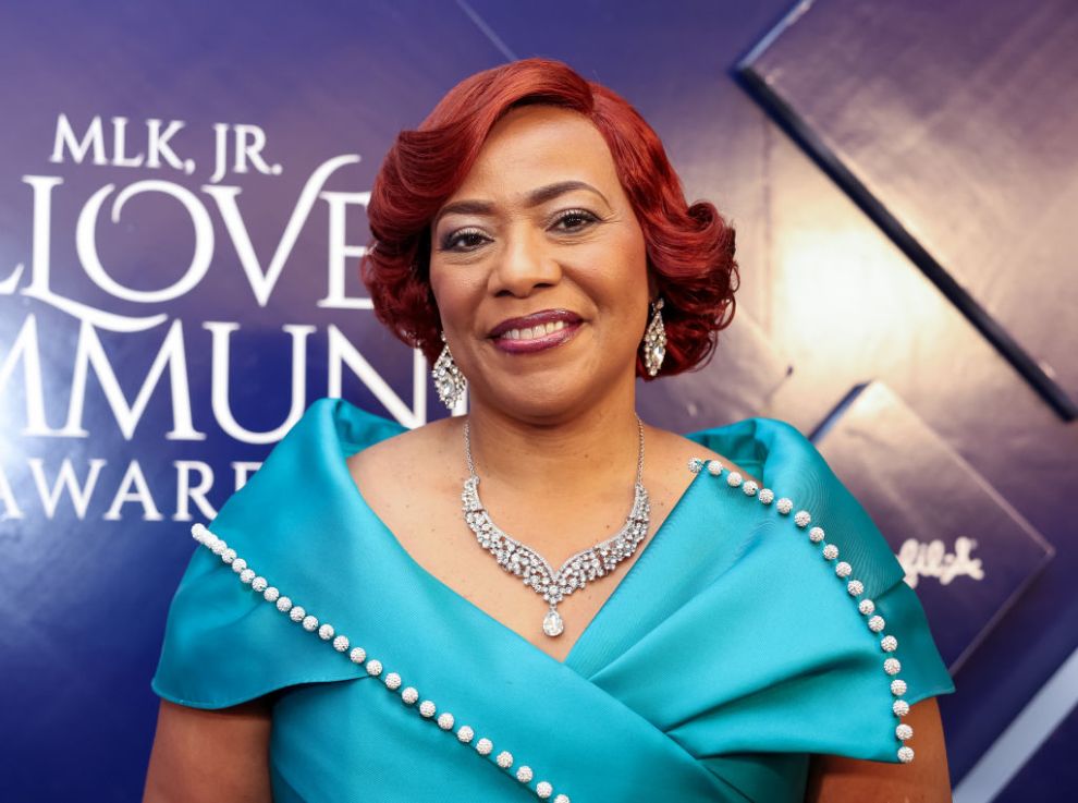 ATLANTA, GEORGIA - JANUARY 18: Bernice King attends The 2025 Beloved Community Awards at Omni Atlanta Hotel at Centennial Park on January 18, 2025 in Atlanta, Georgia.