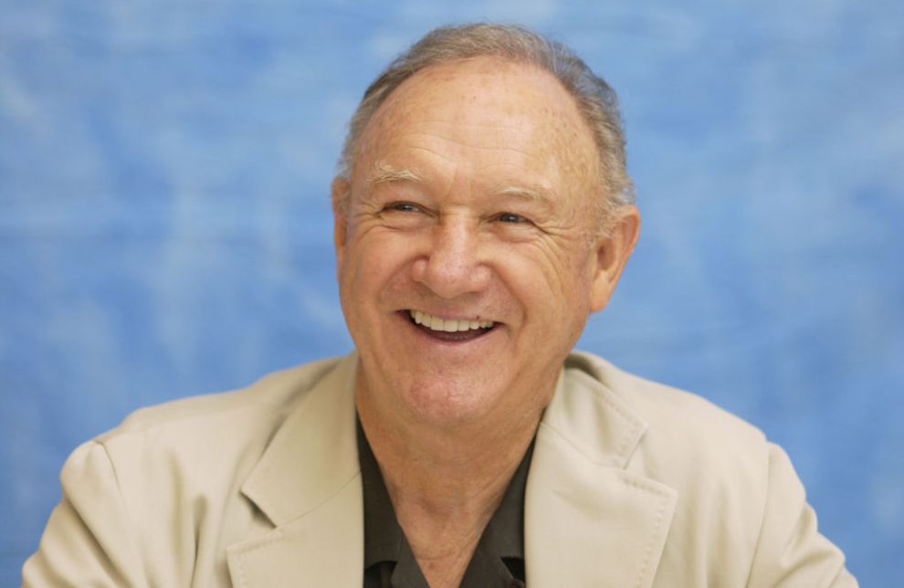 Gene Hackman during Runaway Jury Press Conference with Dustin Hoffman, Gene Hackman, John Cusack and Rachel Weisz at Wyndham Hotel in New Orleans, Louisiana, United States.