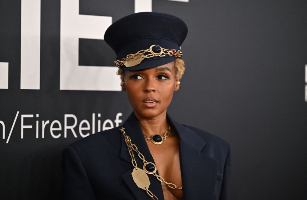 US singer and actress Janelle Monae arrives for the 67th Annual Grammy Awards at the Crypto.com Arena in Los Angeles on February 2, 2025.