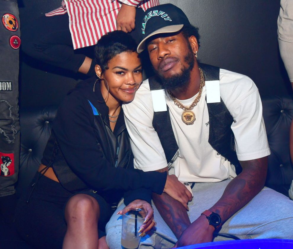 Teyana Taylor and Iman Shumpert attend Luda Day Pop Up Party at Traffik on September 1, 2019 in Atlanta, Ga.