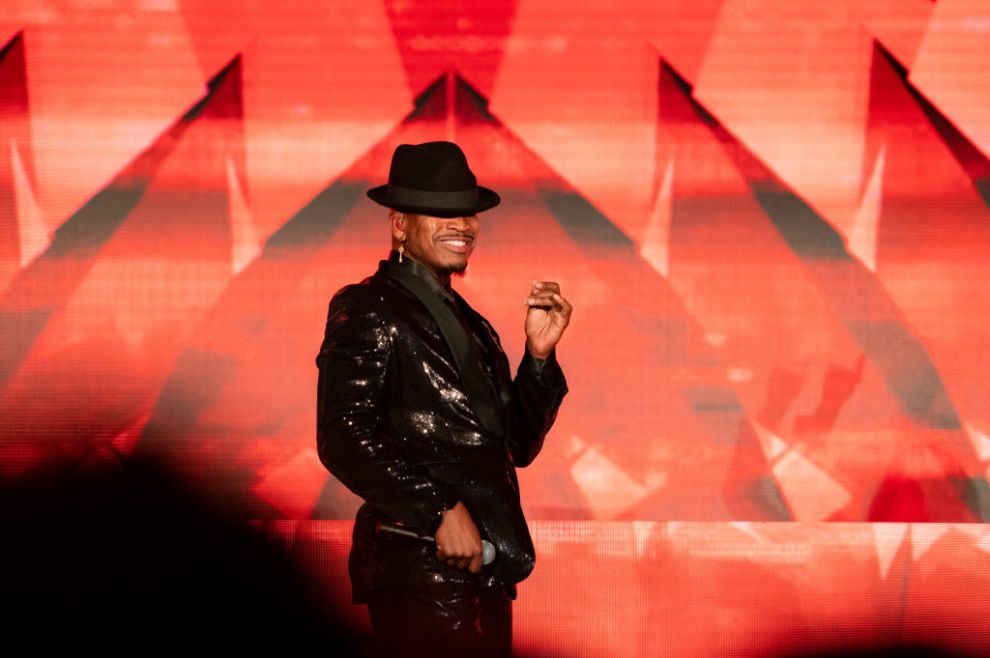 ST LOUIS, MISSOURI - DECEMBER 15: Ne-Yo takes the stage at Nelly’s Black and White Ball on December 15, 2024 in St Louis, Missouri.