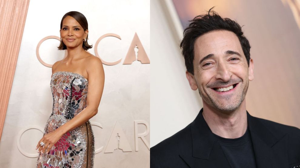 Halle Berry and Adrien Brody Oscars