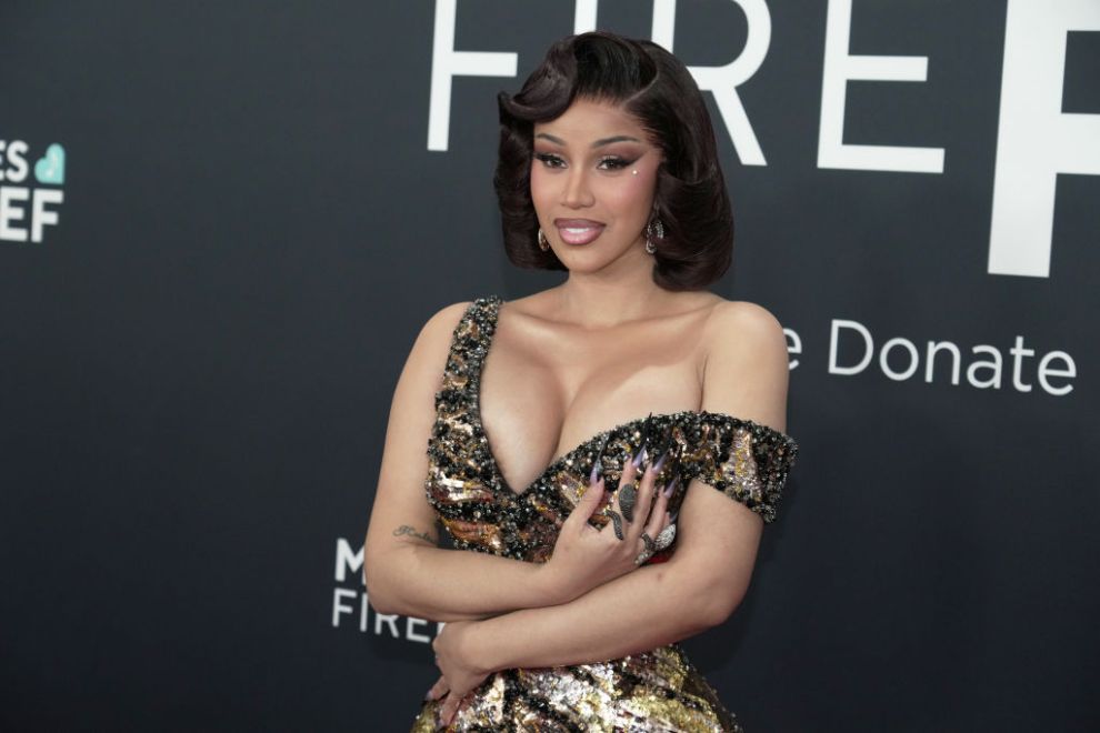 LOS ANGELES, CALIFORNIA - FEBRUARY 02: (FOR EDITORIAL USE ONLY) Cardi B attends the 67th GRAMMY Awards at Crypto.com Arena on February 02, 2025 in Los Angeles, California.