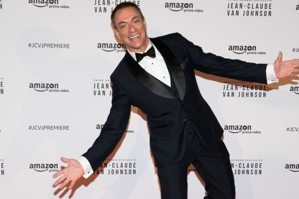 PARIS, FRANCE - DECEMBER 12: Actor Jean-Claude Van Damme attends the Amazon TV series 'Jean Claude Van Johnson' Premiere at Le Grand Rex on December 12, 2017 in Paris, France.
