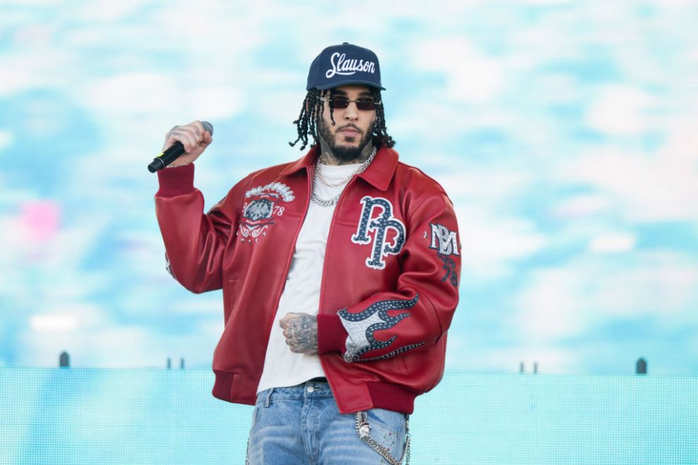 INGLEWOOD, CALIFORNIA - MARCH 15: Rapper/professional basketball player Liangelo Ball performs onstage during the Rolling Loud Festival at Hollywood Park Grounds on March 15, 2025 in Inglewood, California.