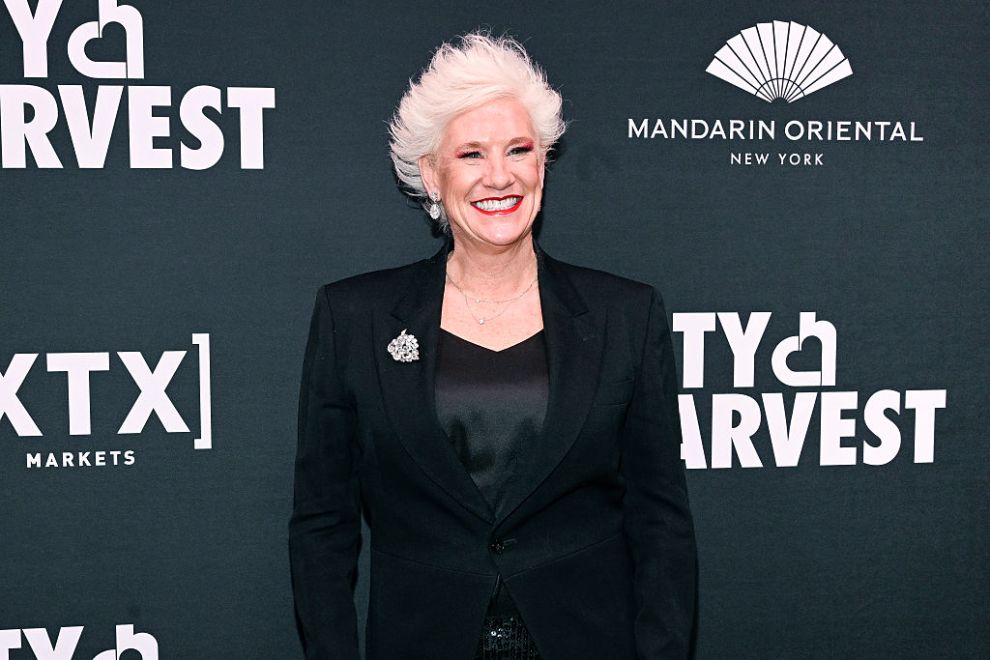 NEW YORK, NEW YORK - APRIL 22: Anne Burrell attends as City Harvest Presents The 2025 Gala: Carnaval at Cipriani 42nd Street on April 22, 2025 in New York City.