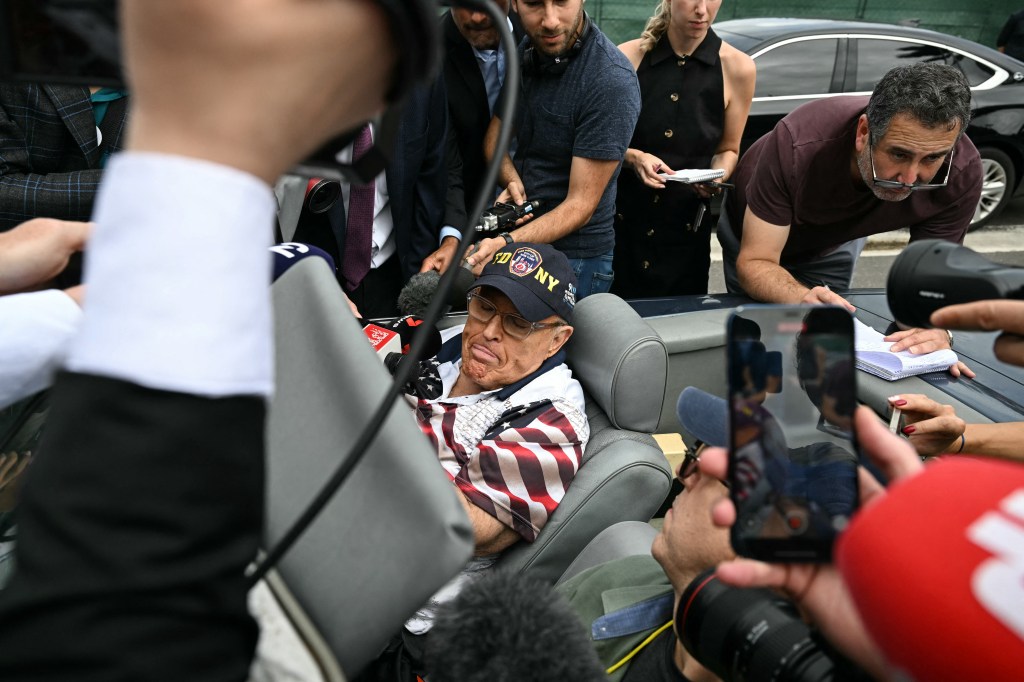 Rudy Guiliani Hospitalized After New Hampshire Car Crash