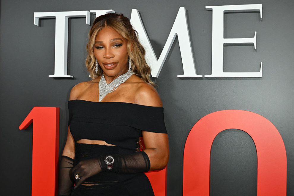 US former tennis player Serena Williams attends the 2025 TIME100 gala at The Jazz at Lincoln Center in New York, April 24, 2025. TIME's annual TIME100 Next list recognizes 100 individuals who are defining the next generation of leadership Artists, Phenoms, Leaders, Advocates and Innovators poised to make the climb and in doing so, make history.