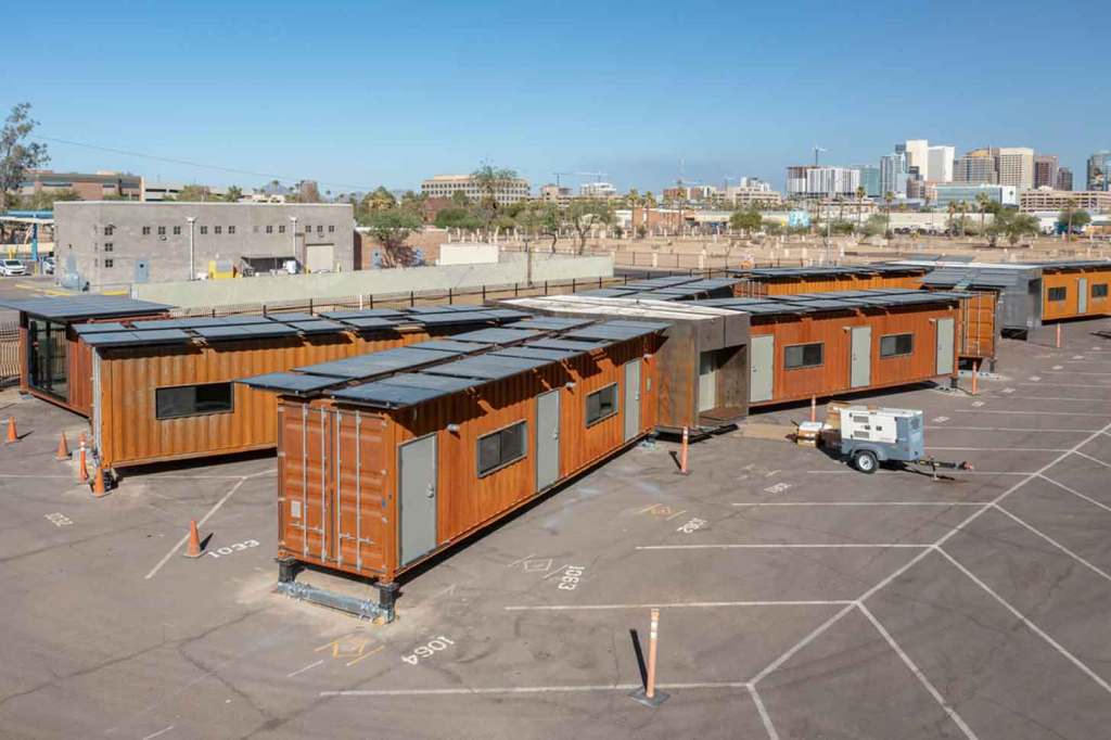 Phoenix Builds Shipping Containers For Homeless Residents