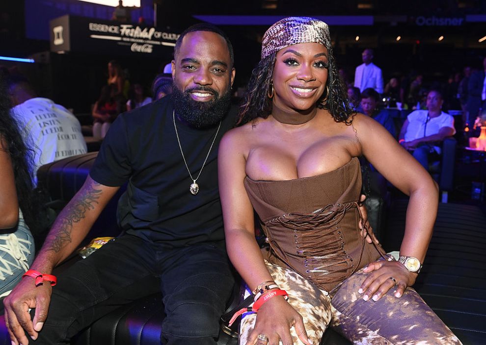 Todd Tucker and Kandi Burruss attend Night 1 during the 2025 Essence Festival Of Culture at Caesars Superdome on July 04, 2025 in New Orleans, Louisiana.