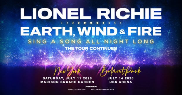 Lionel Richie & Earth, Wind & Fire – July 11 & July 14