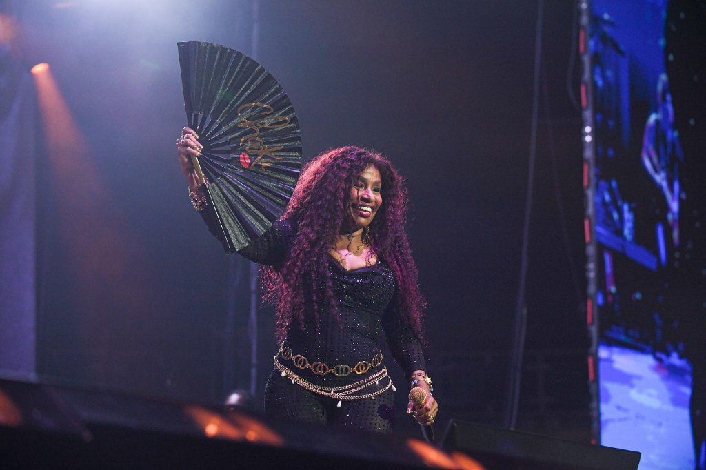 Chaka Khan performing in Detroit, MI