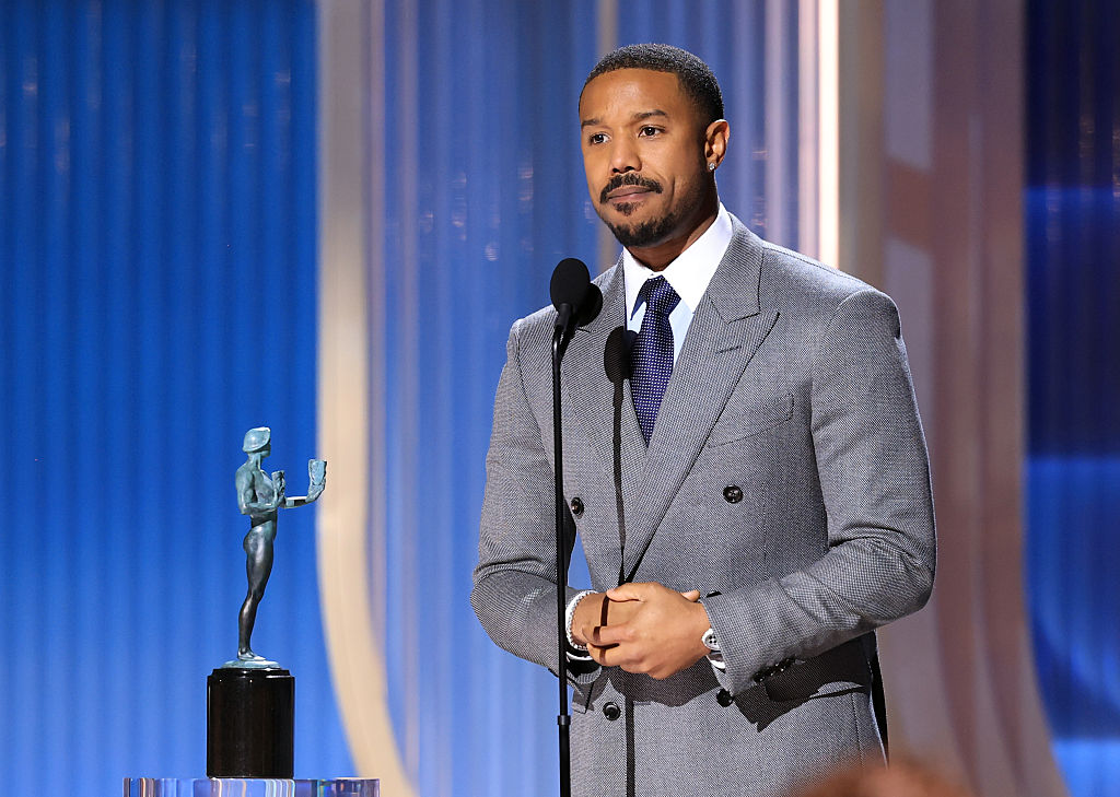 Michael B. Jordan Delivers An Emotional Speech After Winning His First Screen Actor Award