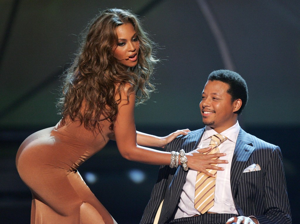 Beyonce and Terrence Howard at 2005 BET Awards
