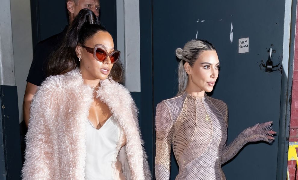 La La Anthony and Kim Kardashian